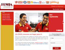 Tablet Screenshot of oxxo.bumeran.com.mx