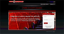 Desktop Screenshot of cinesunidos.bumeran.com.ve